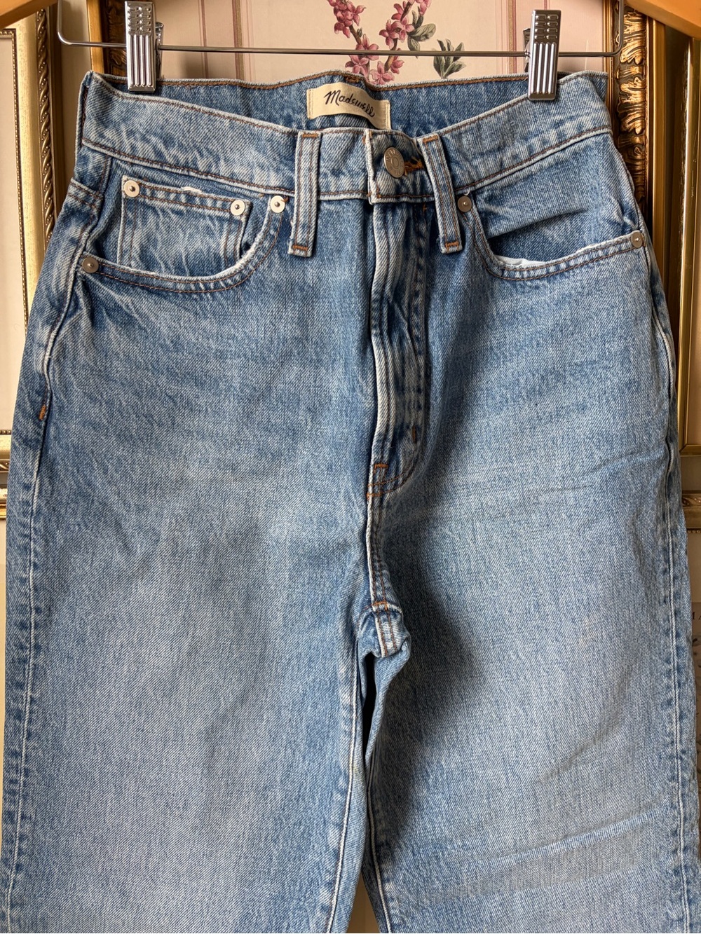 Madewell The Perfect Vintage Straight Jean in Seyland Wash 24 - Picture 9 of 14